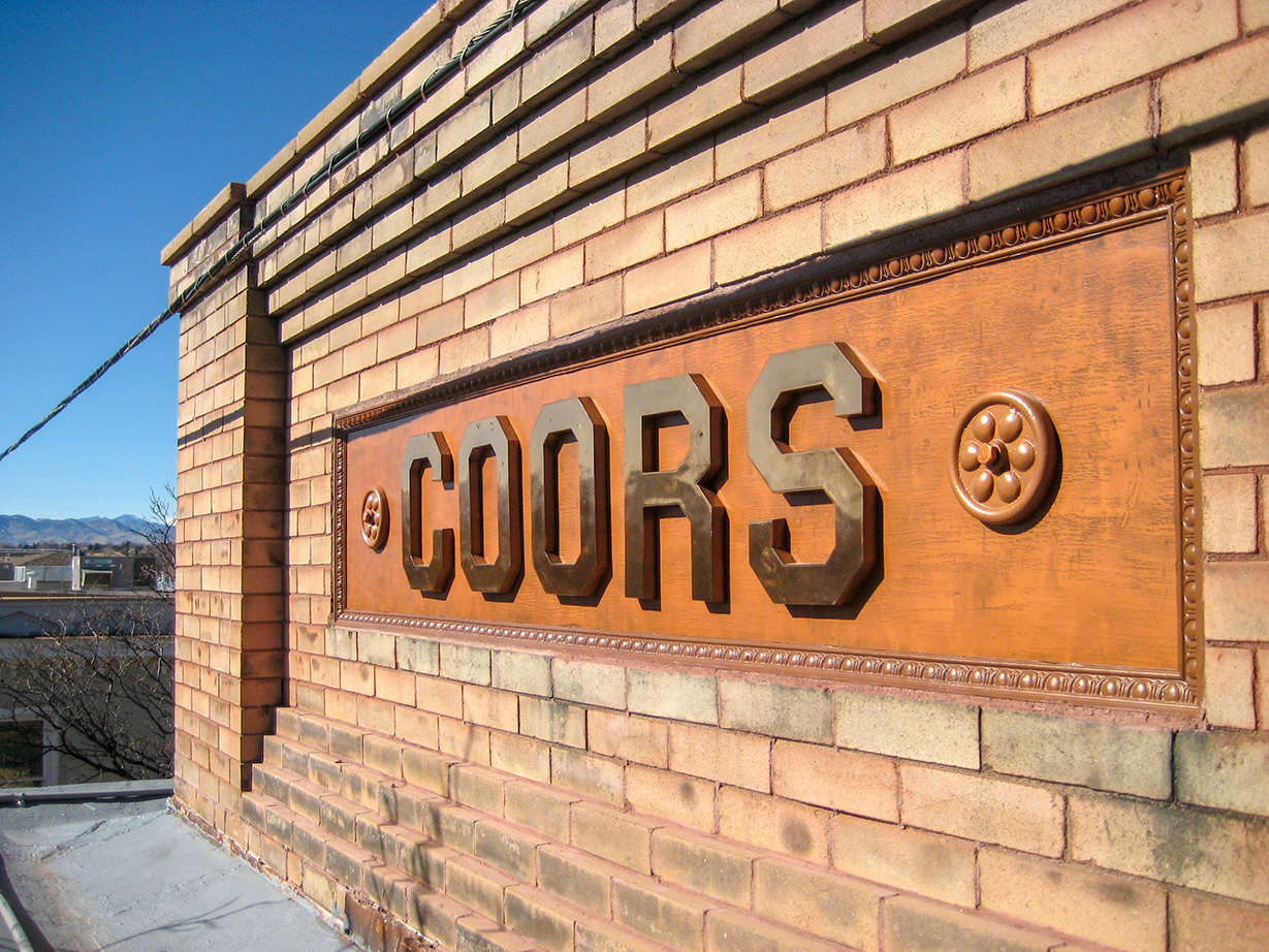 COORS Sign Polished and Powder Coated Littleton